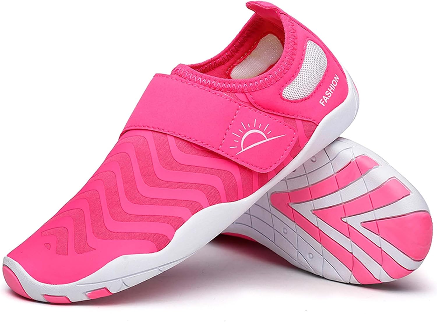 

Женские и мужские водные туфли, легкие, быстро сохнущие, с сеткой, для пляжа, прогулок, рыбалки, парусного спорта, походов, функциональных тренировок, дышащие амфибийные спортивные туфли (для взрослых/подростков) Vtiao, розовый