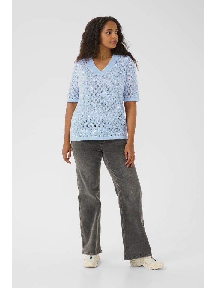 

KAFFE curve Свободный вязаный свитер KCloura в расцветке Windsurfer Melange