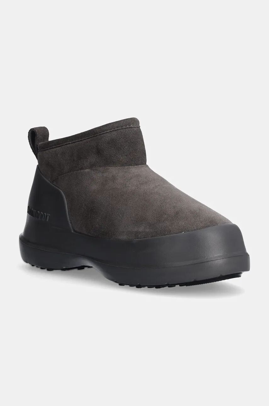 

Moon Boot зимние замшевые ботинки MB LUNA LOW BOOT SUEDE, серый
