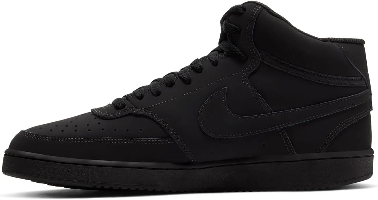Мужские кроссовки Nike Court Vision Mid NN, белый/черный — фото 3
