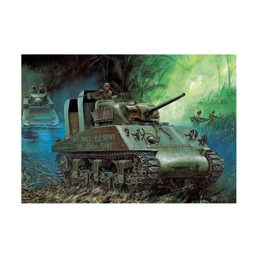 

USMC M4A2 (75) «Тихоокеанский театр», Military Model Kits (1:35) (Academy Hobby)