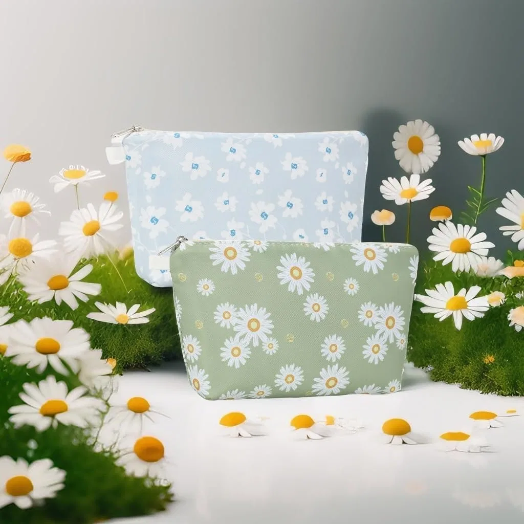 Женская косметичка «Floral Pattern» от Miss LuLu Miss Lulu, Set-Green+Blue — фото 2