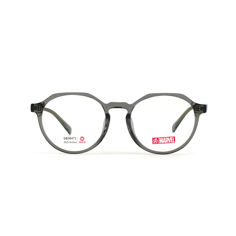 

MARVEL Пластиковая оправа круглые очки Unisex, Deep Gray C045