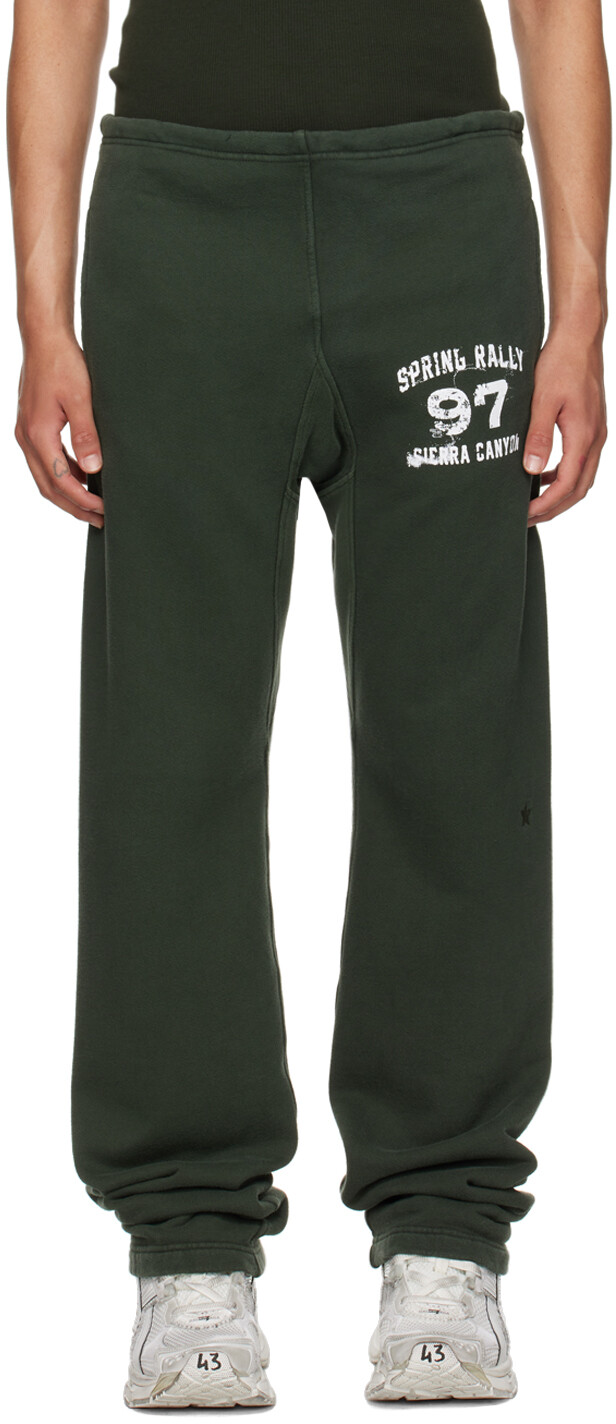 

Эксклюзивные спортивные штаны SSENSE GREG ROSS, Green