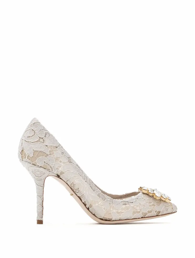 

Кружевные туфли Belluci Taormina Dolce&Gabbana, белый
