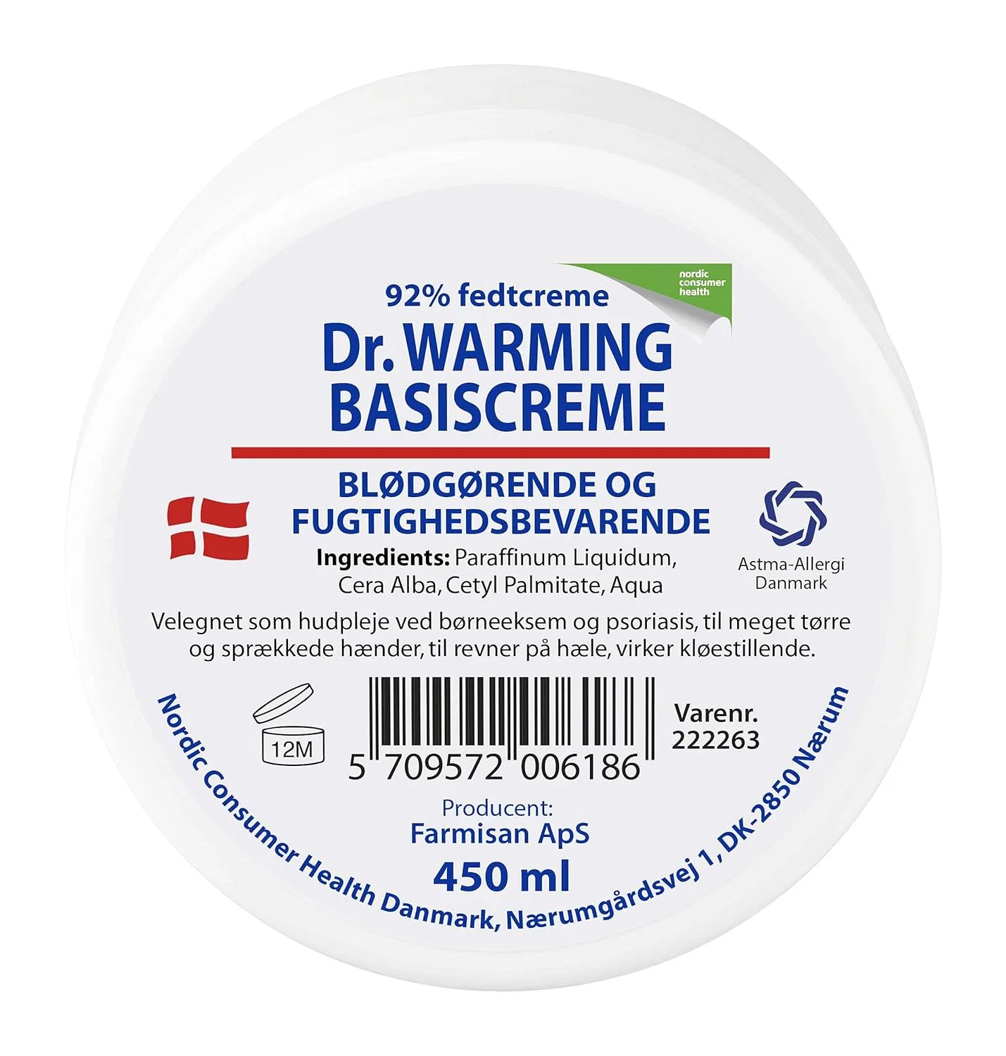 Средство для кожи 450 мл Dr. Warming Basiscreme