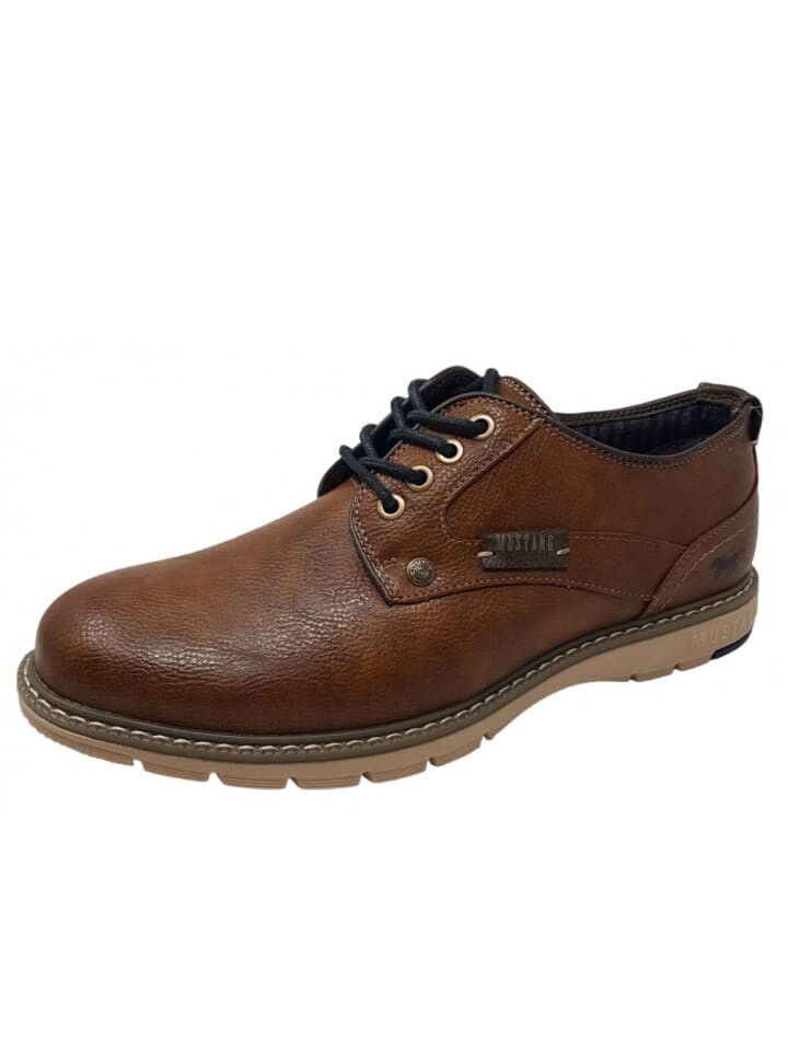 

Туфли на шнуровке MUSTANG SHOES sportlicher Schnürer Mustang, коричневый