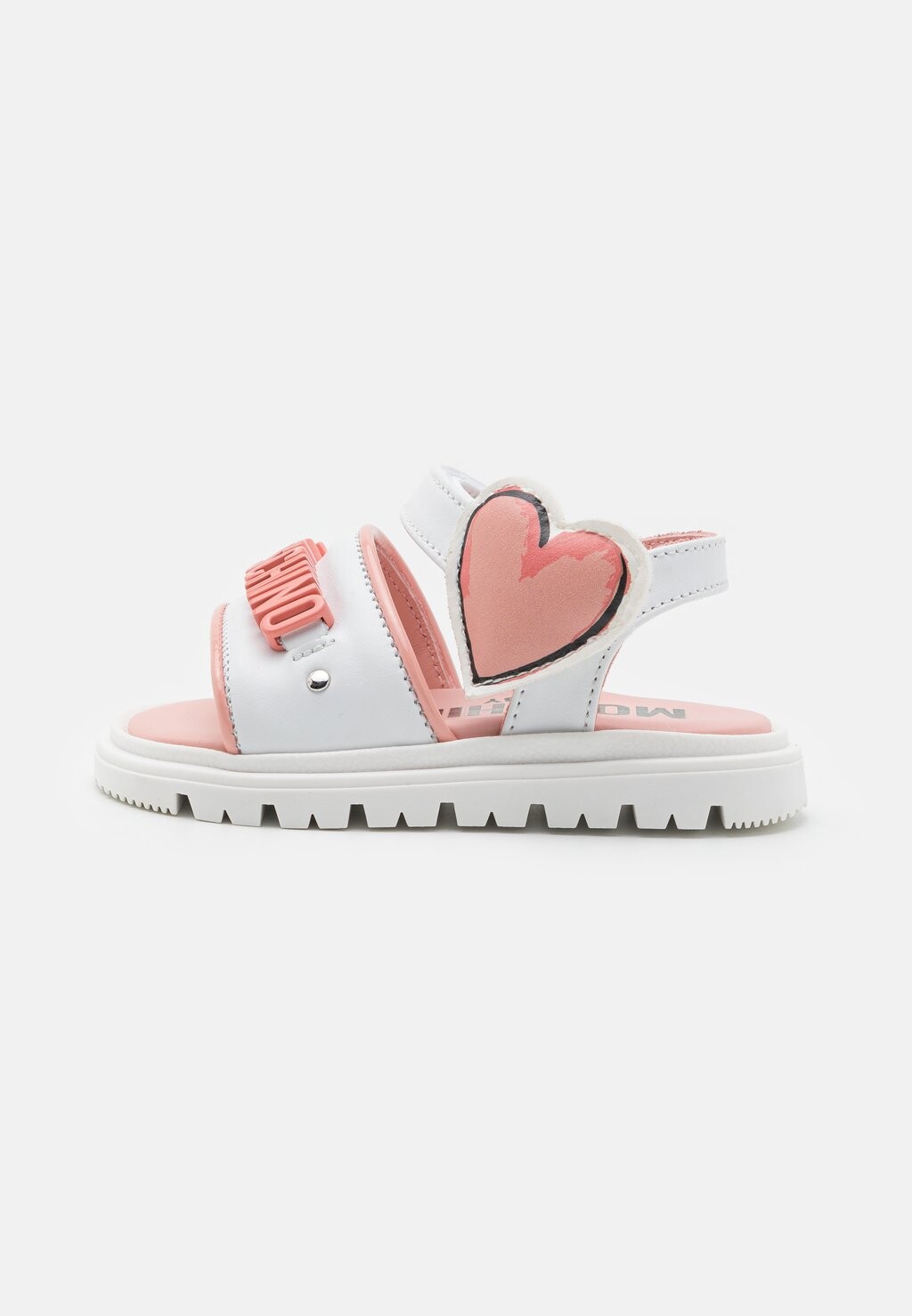 

Сандалии Unisex MOSCHINO, цвет white/pink