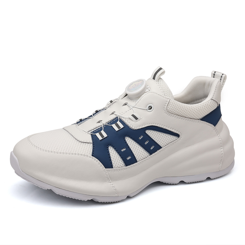 

POPULAR ROUSE PR Низкие повседневные мужские кроссовки бело-голубые, цвет White Blue