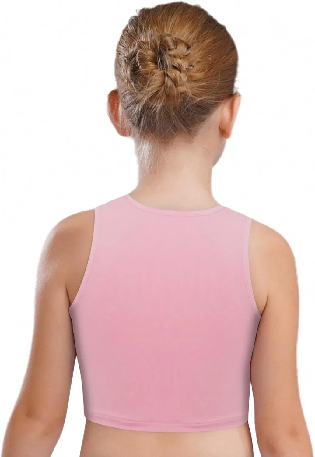 Топ спортивный детский с пайетками Xnihocha, набор 1 шт., Pink — фото 2