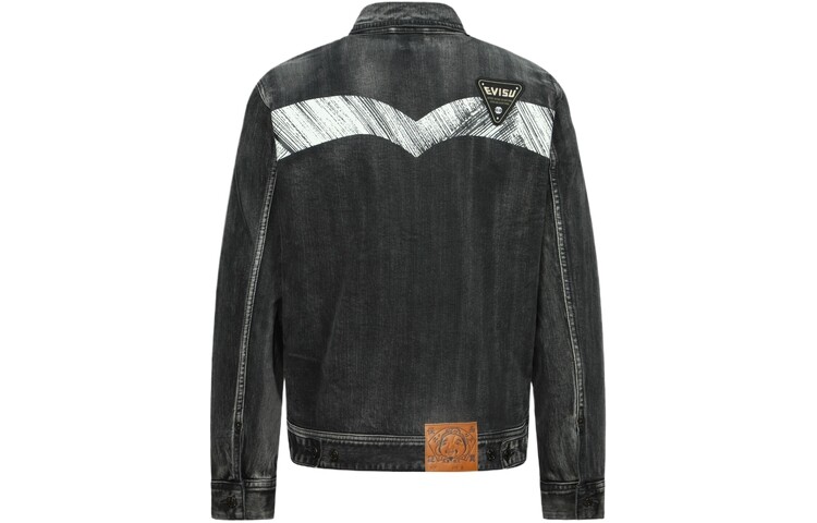 

Джинсовая куртка мужская ковбойская черная Evisu, черный