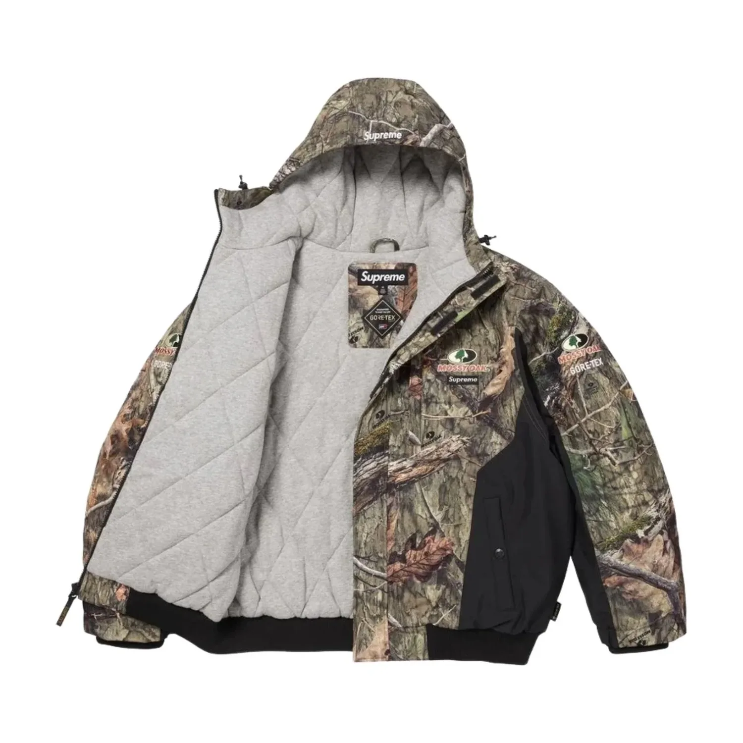 Куртка Supreme x Mossy Oak SS26 GORE-TEX 'Mossy Oak Country DNA Camo', зеленый — фото 2