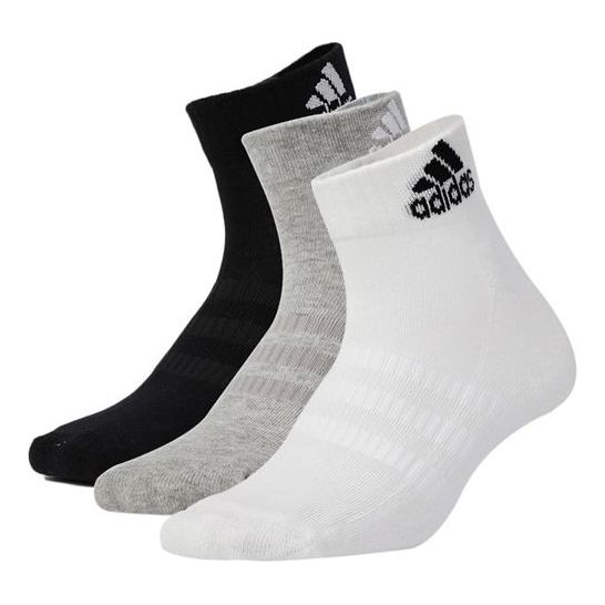 

Носки adidas Classical Stitching Breathable Short Basketball Socks Unisex Black/White/Grey DZ9364
