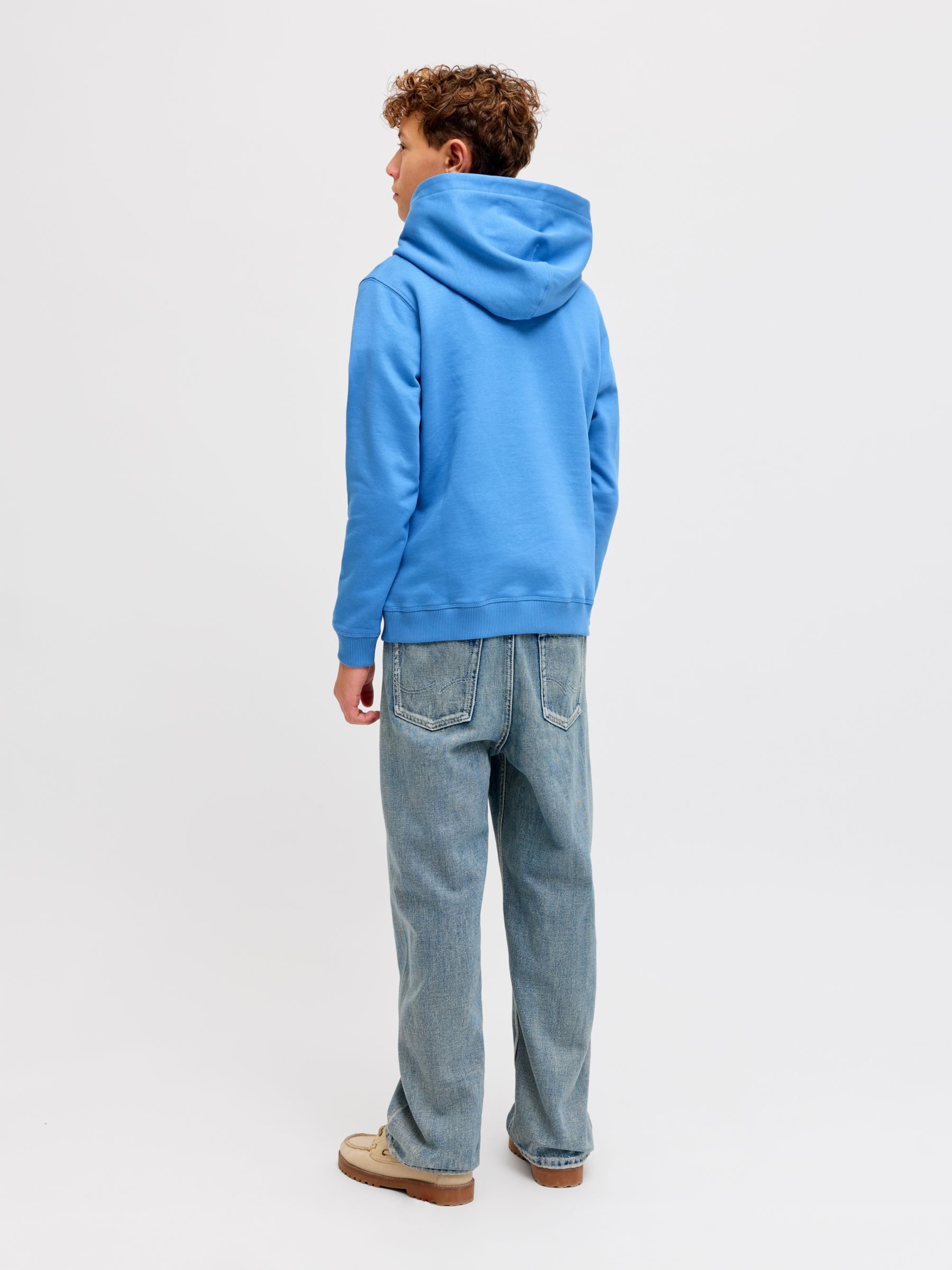 Jack & Jones Junior Толстовка 'JORNorrebro' в цвете Azure — фото 4