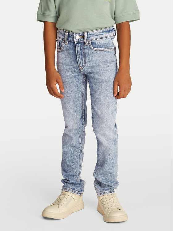

Облегающие джинсы IB0IB02475 Calvin Klein Jeans, синий