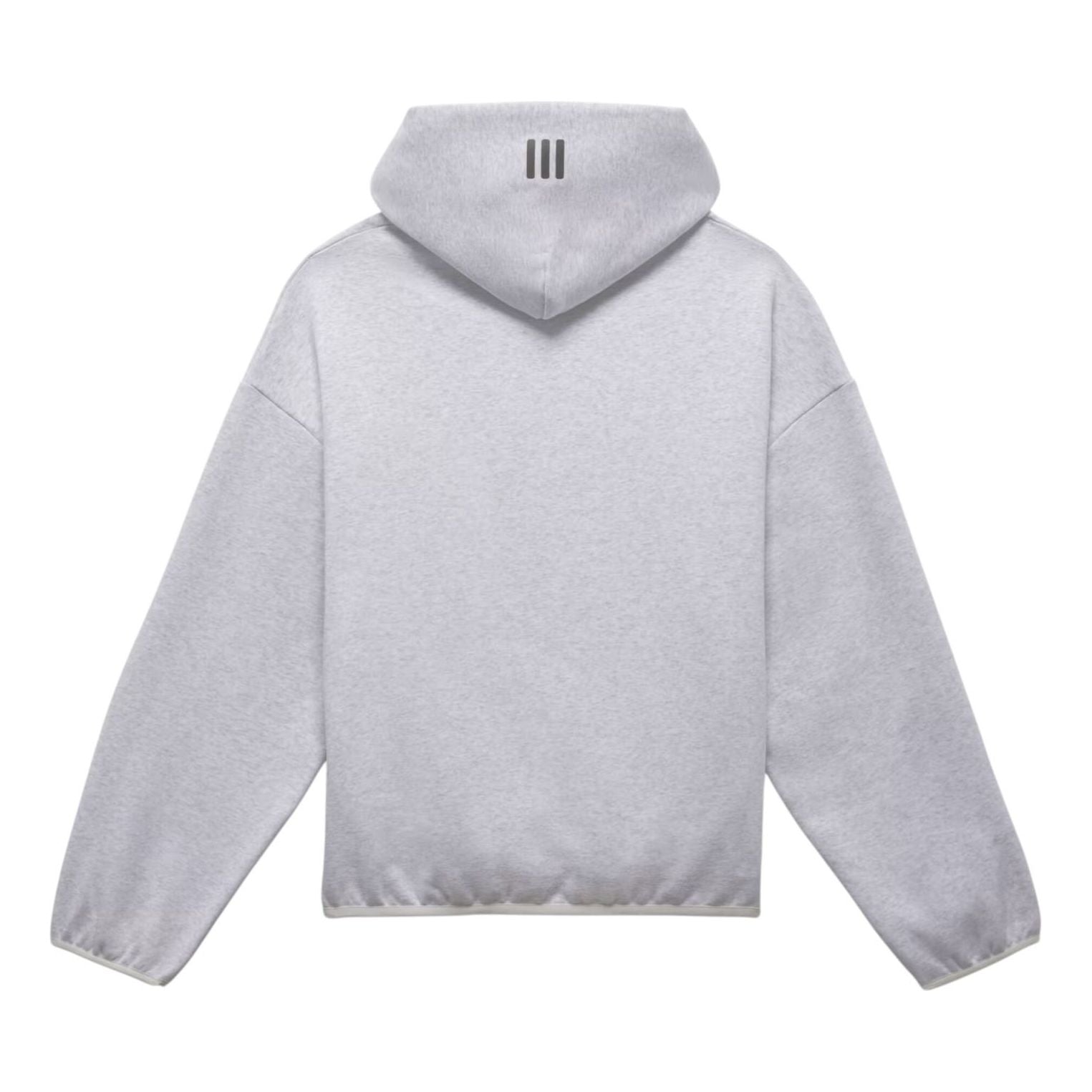 Худи Adidas x Fear of God Athletics из хлопкового флиса, цвет «светло-серый меланж» — фото 2