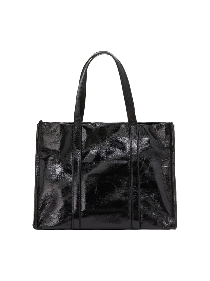 

Женская сумка-тоут черного цвета faina