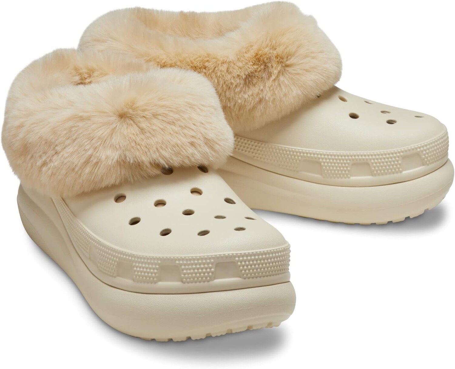 

Сабо Furever Crush Crocs, цвет Bone