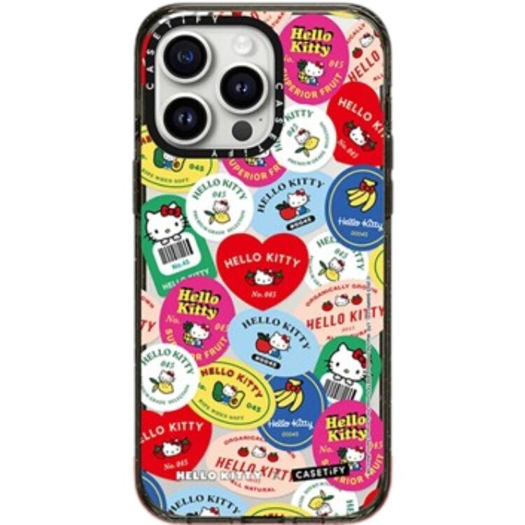 

CASETIFY Чехол для телефона, Transparent - black frame