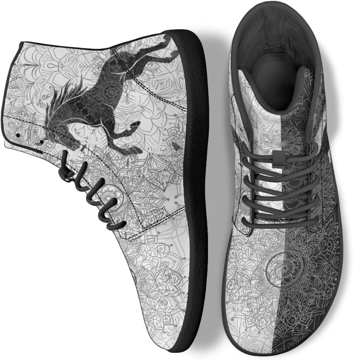 

Кроссовки Binienty для мужчин и женщин, Horse Cartoon