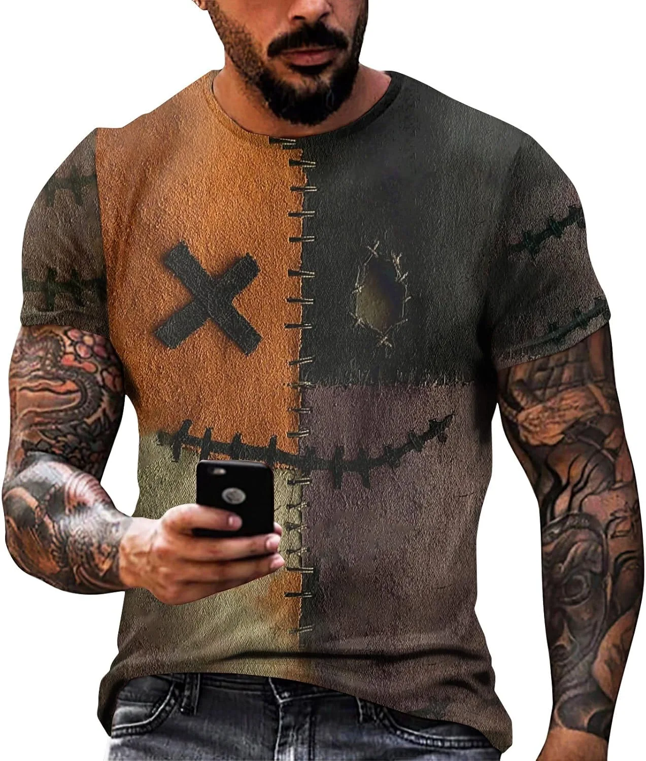 

Мужская футболка с принтом FlekmanArt