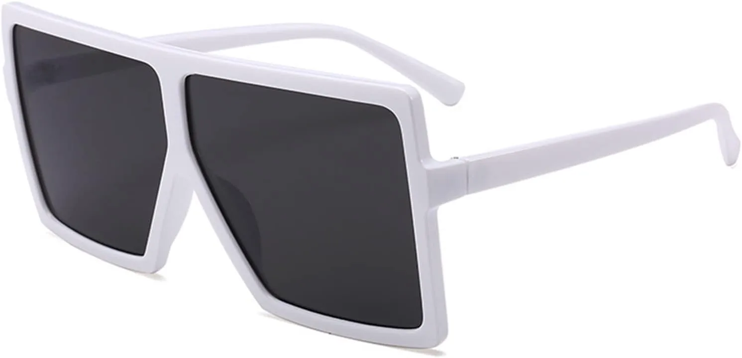 

Модные солнцезащитные очки в крупной оправе для мужчин и женщин, в стиле ретро, ​​квадратной формы, для отдыха и пляжа (Цвет: D, Размер: Средний) MTZJH, One Color