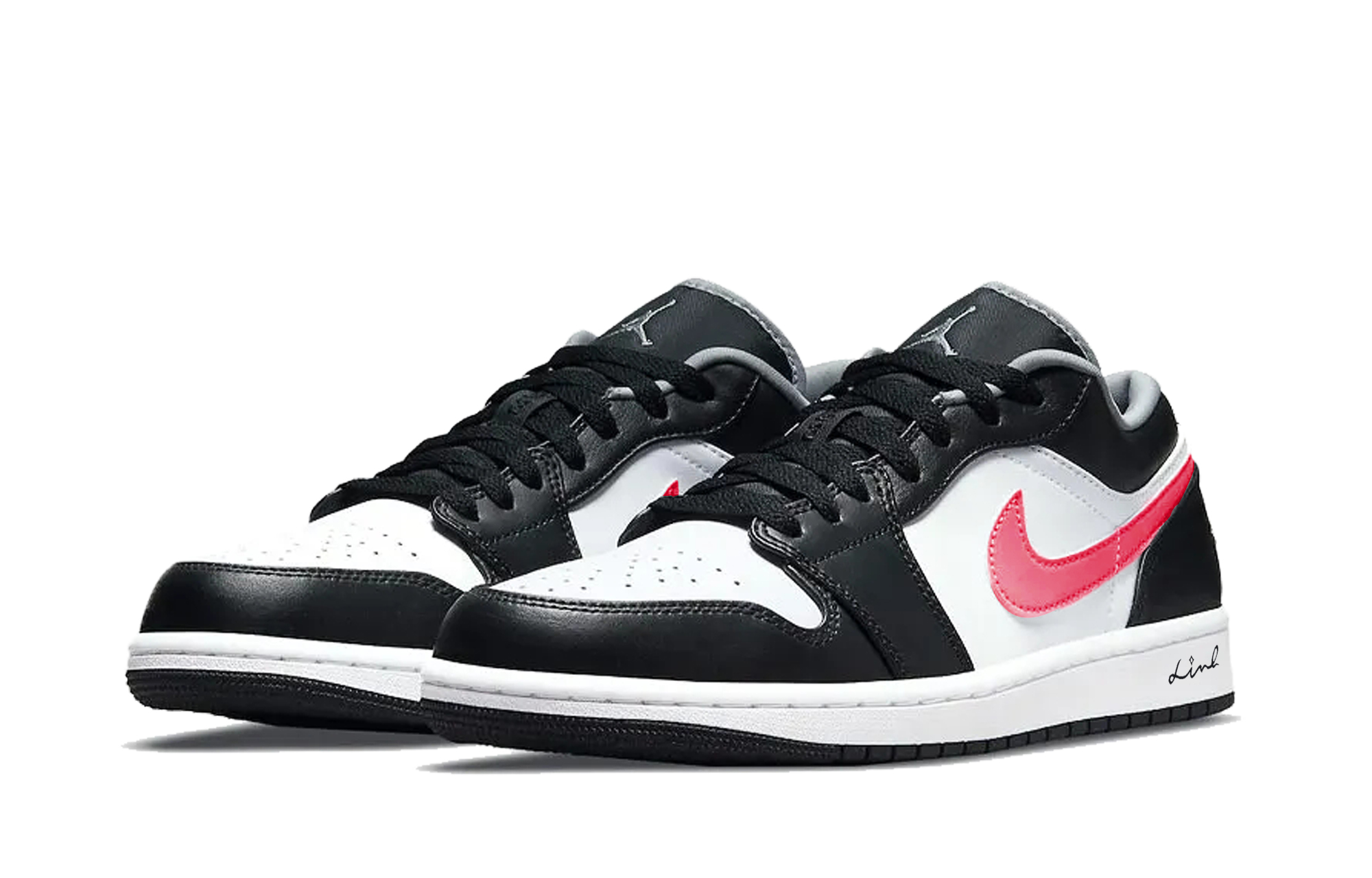 Jordan Air 1 Black Red War God низкие кроссовки Vintage баскетбольные Unisex черные — фото 4