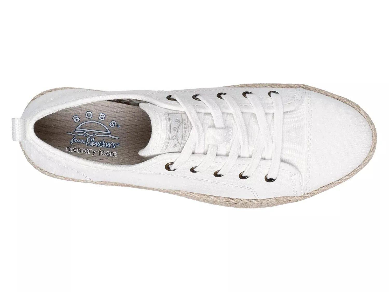 Кроссовки Skechers BOBS Sesame Espadrille, цвет: белый — фото 4