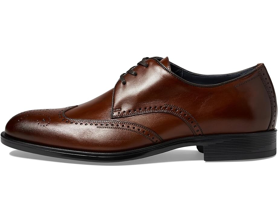Оксфорды Johnston & Murphy Collection Flynch Wing Tip, цвет Tan Italian Calfskin — фото 4