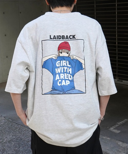 

Футболка с коротким рукавом унисекс, приталенная, оверсайз, с принтом спереди и сзади Red Cap Girl