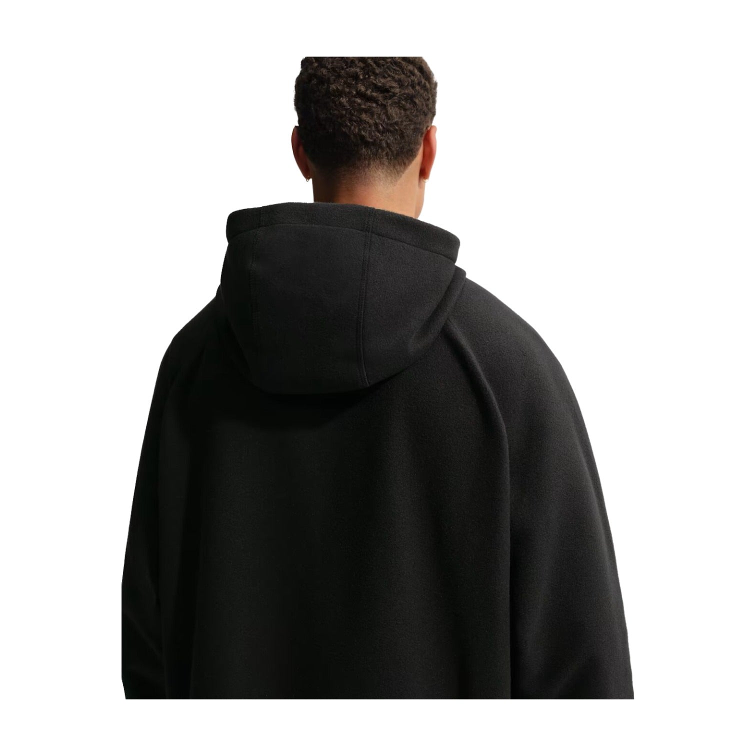 Толстовка Nike NAC Dri-FIT Fleece Training Hoodie, черная — фото 2
