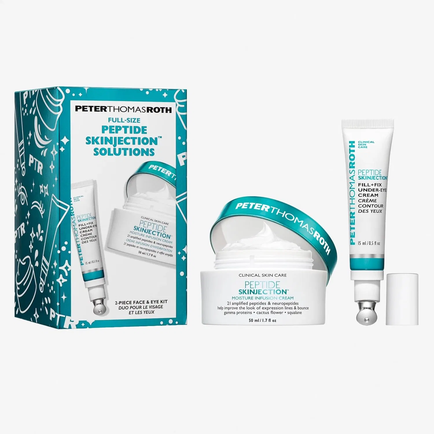 Набор для лица и глаз «Peptide Skinjection 2-Piece Kit» от Peter Thomas Roth Peter Thomas Roth