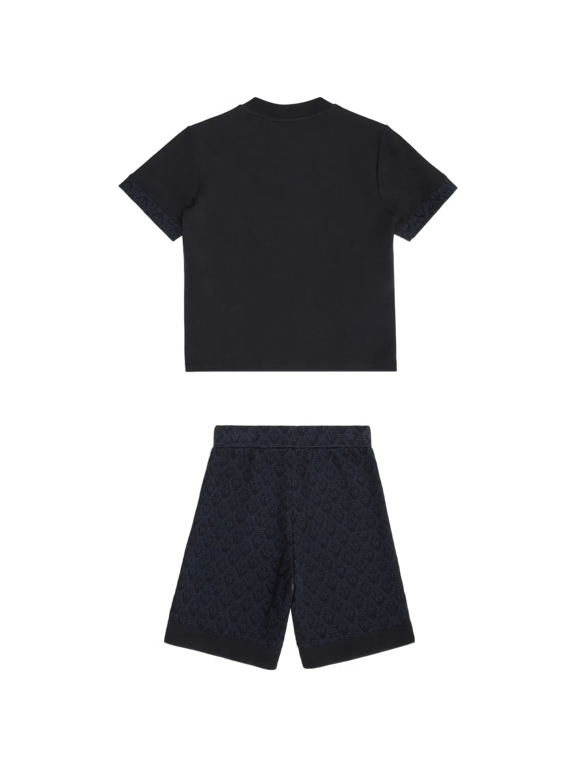 Комплект из топа и шортов с V-образным вырезом Emporio Arмужскi Kids — фото 2