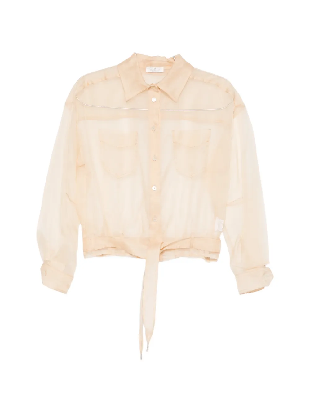 

Рубашка с галстуком и карманом Panicale, бежевый