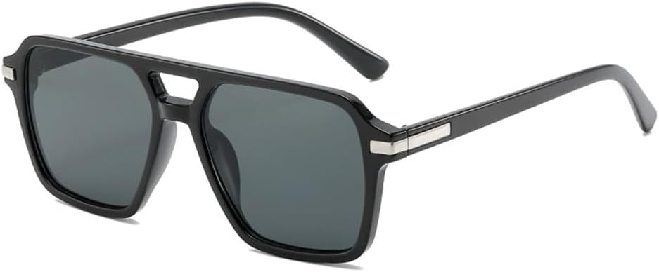 

Солнцезащитные очки с двойной перемычкой, мужские и женские, с градиентными линзами и защитой от УФ-излучения UV400, для занятий спортом на открытом воздухе, бега и путешествий UYPTK, Black Black