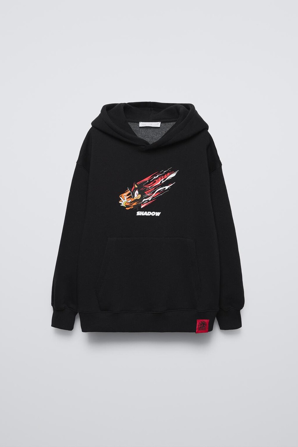 

Толстовка с капюшоном sonic sega ZARA, черный