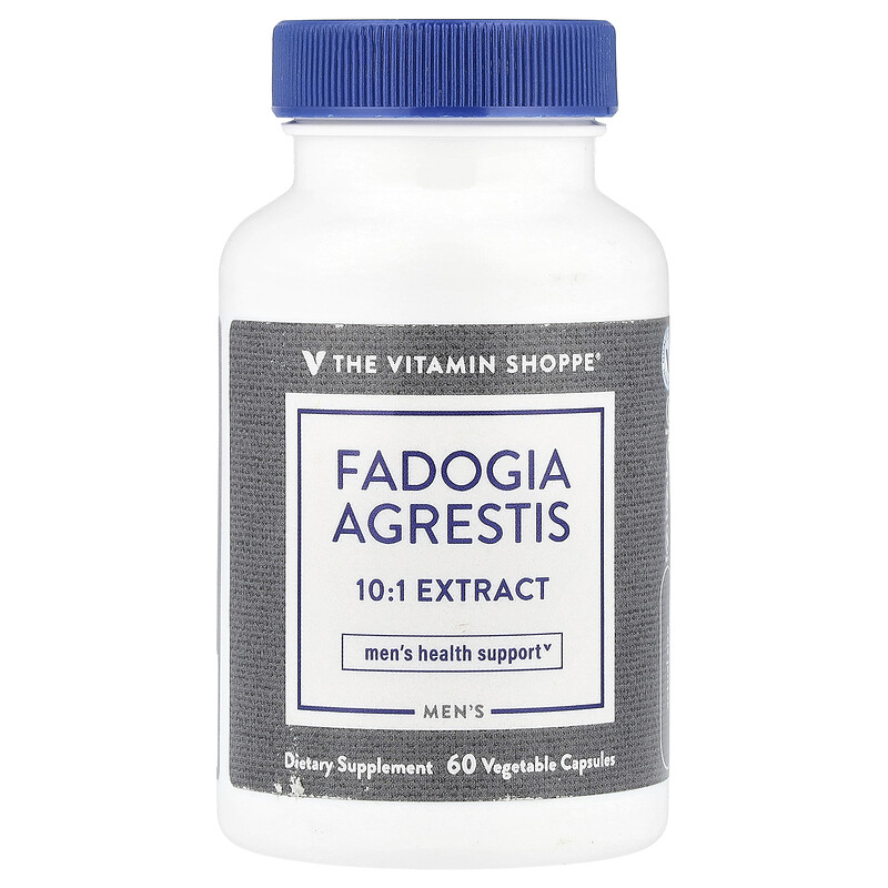 

The Vitamin Shoppe, Fadogia Agrestis для мужчин, 600 мг, 60 растительных капсул