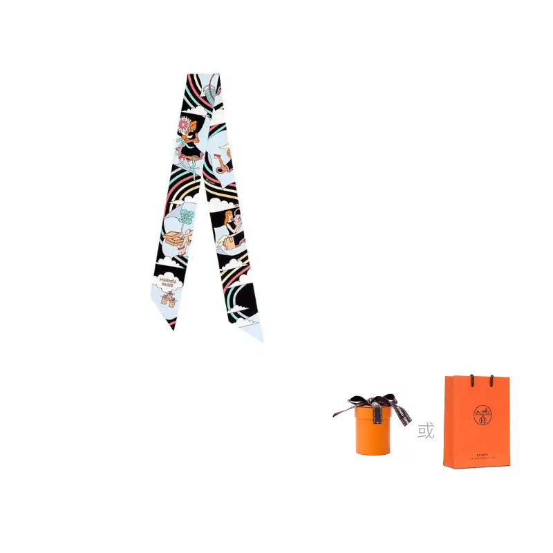 

HERMES Шёлковый шарф Multicolor, Multicolor