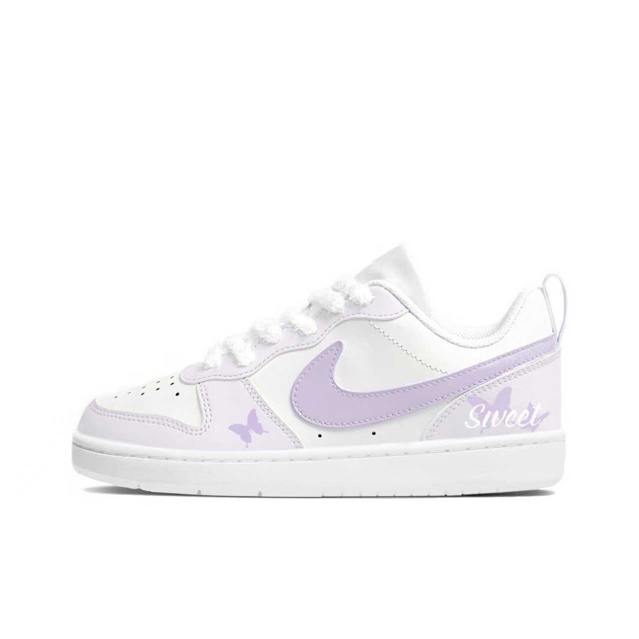 

Детские скейтерские кеды Court Borough Nike, фиолетовый