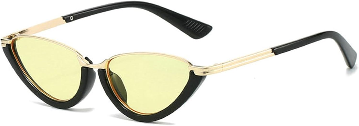 

Винтажные солнцезащитные очки Helena в стиле 90-х, «кошачий глаз», градиентные, черные, для женщин, маленькие, модные, узкие, треугольные, панк, солнцезащитные очки UV400, C3