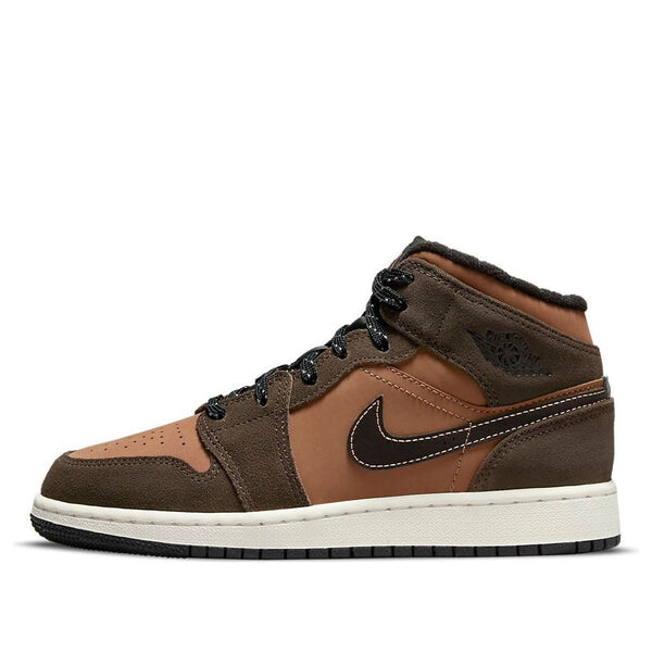 

Кроссовки 1 средний размер Air Jordan, коричневый