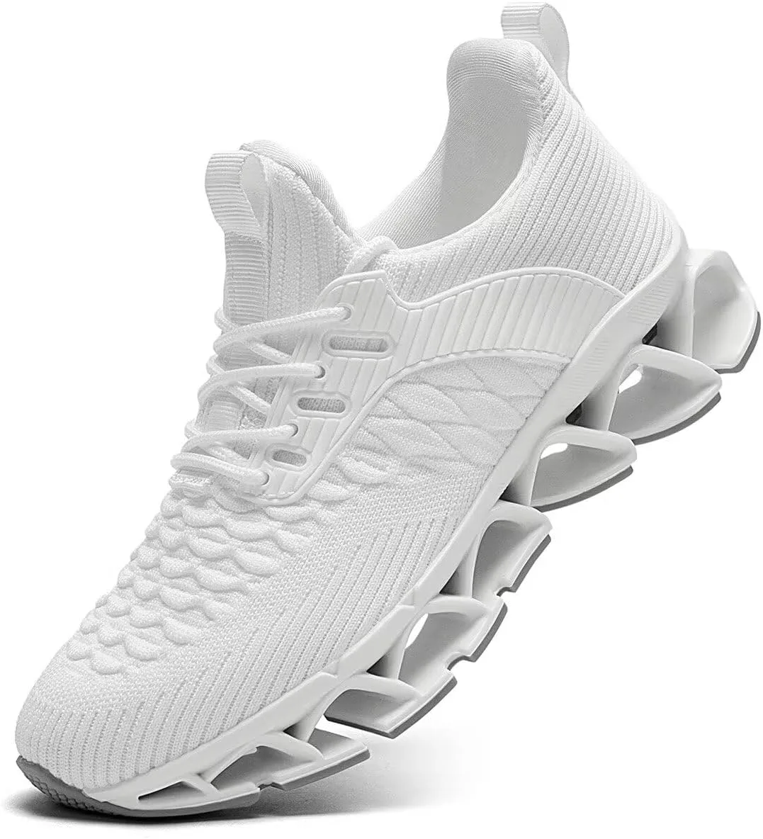 

Мужские слипоны для ходьбы и бега, теннисные кроссовки Blade, повседневные модные кроссовки, удобные, с противоскользящей подошвой, для работы, спорта и тренировок Hetohec, белый