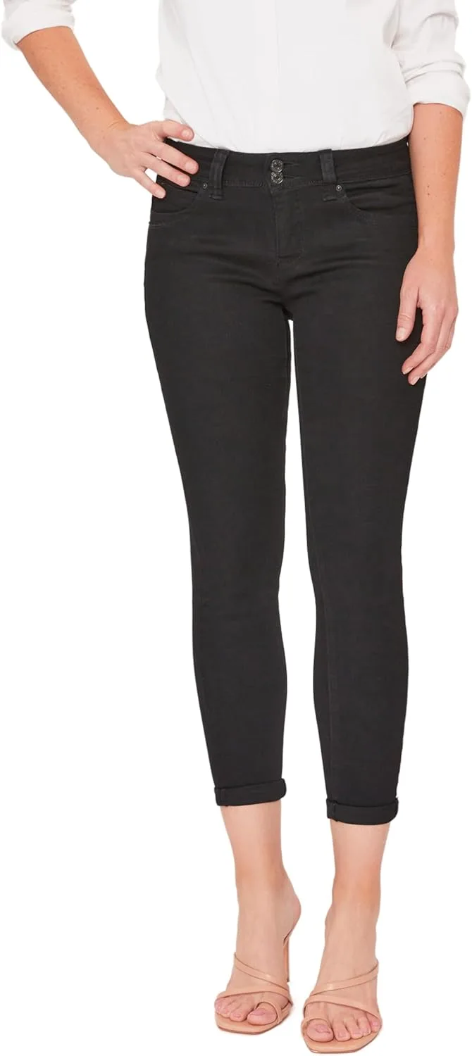 

Royalty For Me Women's Sustainable Wannabettabutt Cuff Ankle Jeans