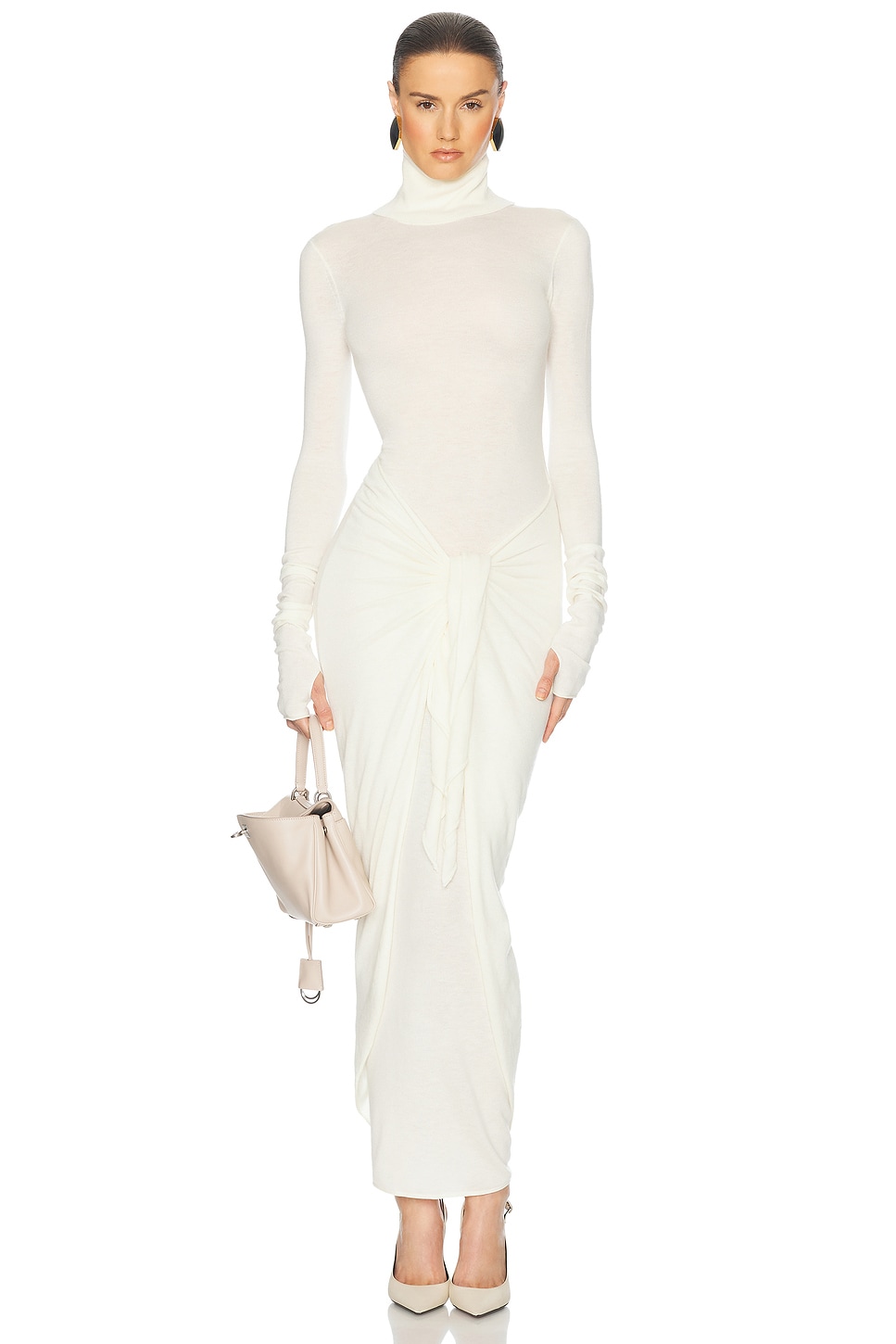 

Оверсайз вязаное платье Oakleigh Maxi Helsa, Ivory