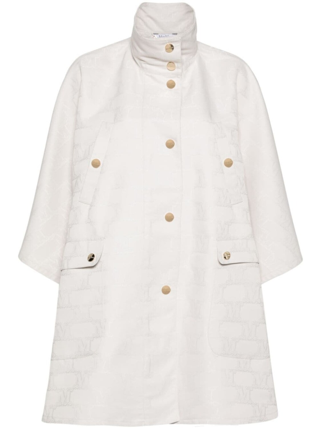 

Кейп с монограммой Max Mara, бежевый