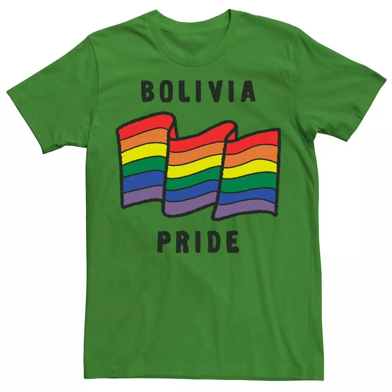 

Мужская футболка с рисунком флага Gonzales Bolivia Pride Licensed Character
