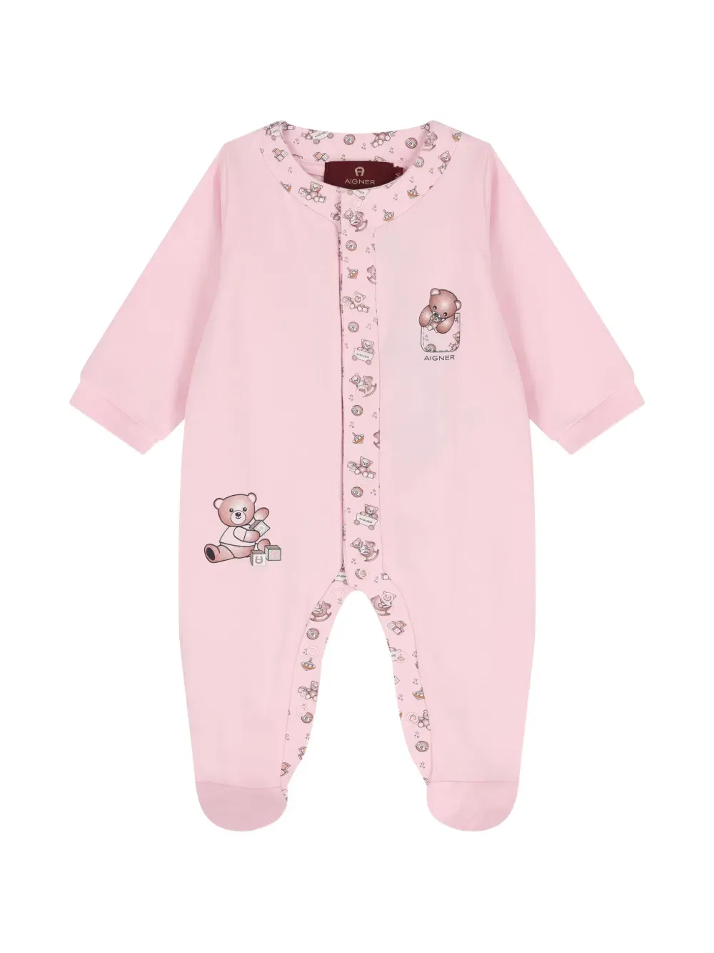 Детский комбинезон Teddy-graphic Aigner Kids, розовый