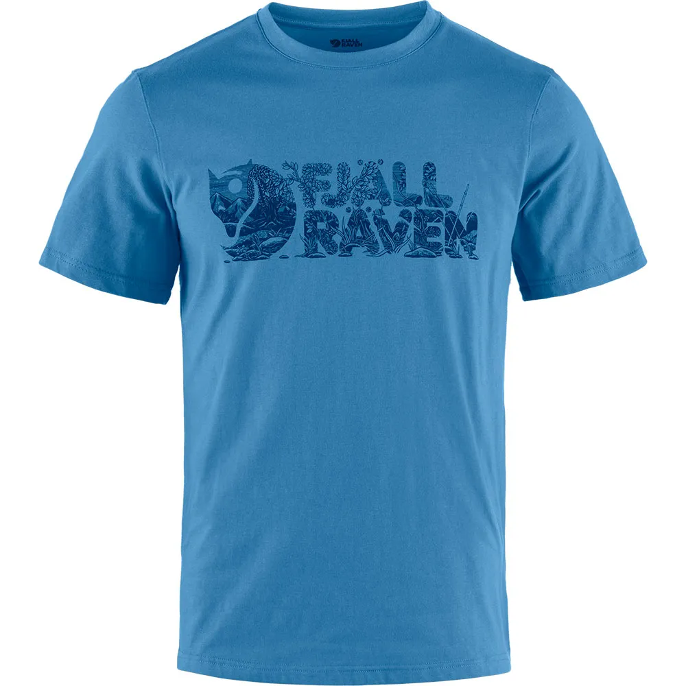 

Футболка с коротким рукавом Fjällräven Lush Logo, синий