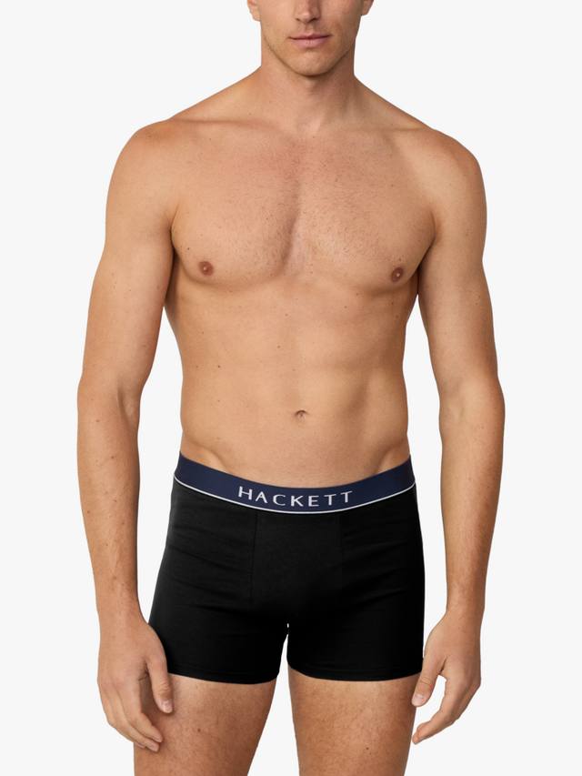

Плавки с эластичным хлопчатобумажным поясом с логотипом Hackett London, черный