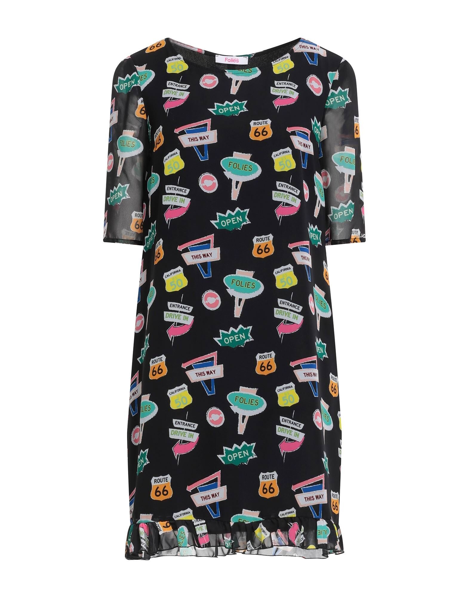 

Мини-платье Blumarine, черный